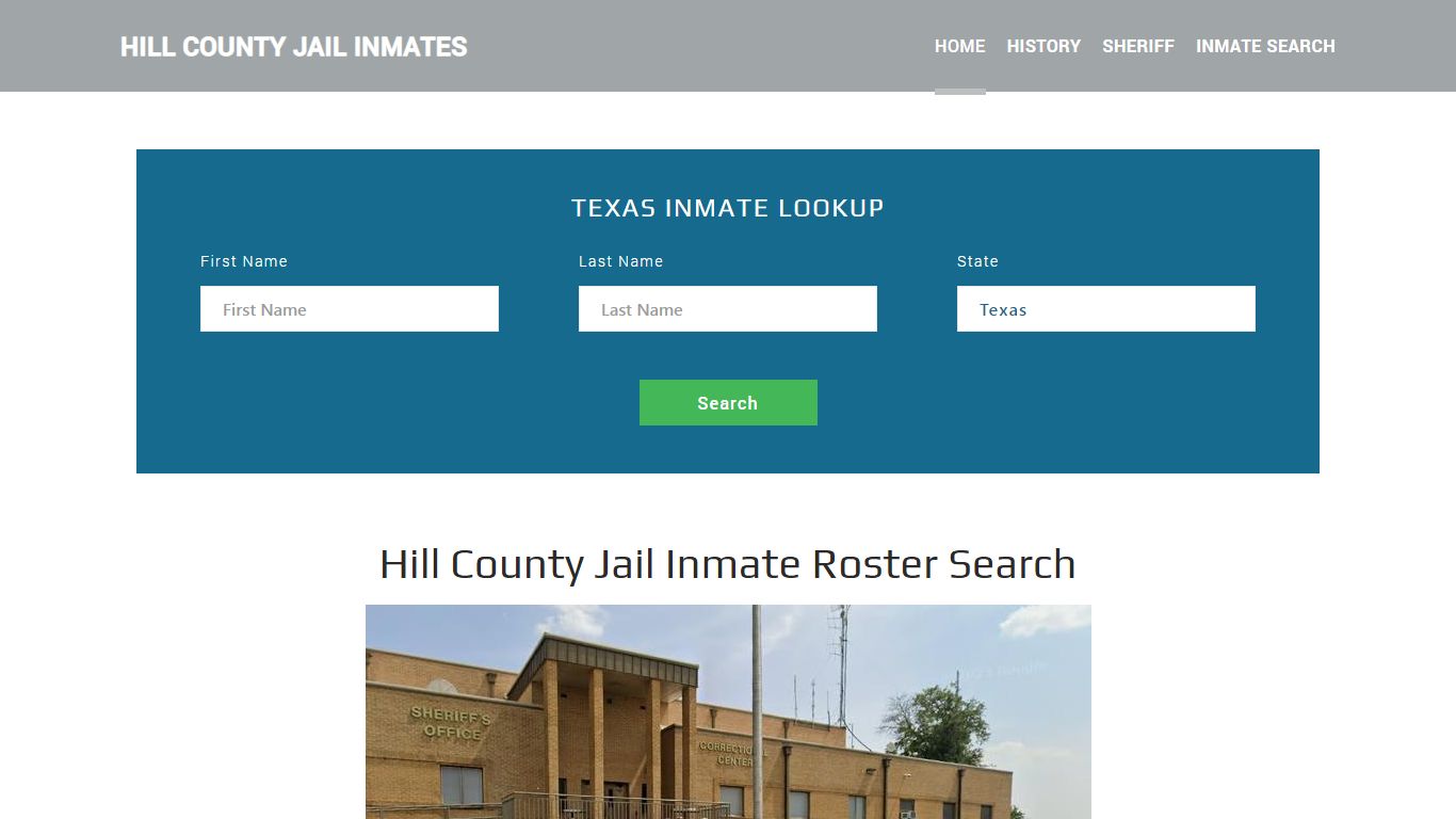 Hill County Jail Inmate Roster Lookup, Hillsboro, TX